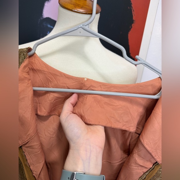 Vintage Hovland Swanson Brocade Romper - Picture 13 of 13